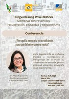 Vortrag von Prof. María Eugenia Ulfe