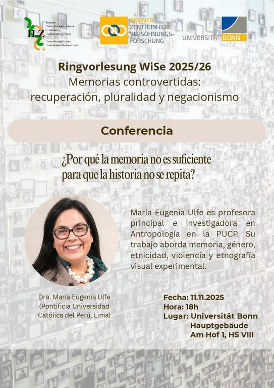 Vortrag von Prof. María Eugenia Ulfe