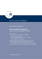 Figari Layús, R. (2010): „Das Verschwindenlassen: Zum Verständnis der UN-Konvention“. MenschenRechtsmagazin 18 (2), Universität Potsdam: 151-160.