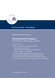 Figari Layús, R. (2010): „Das Verschwindenlassen: Zum Verständnis der UN-Konvention“. MenschenRechtsmagazin 18 (2), Universität Potsdam: 151-160. Figari Layús, R. (2010): „Das Verschwindenlassen: Zum Verständnis der UN-Konvention“. MenschenRechtsmagazin 18 (2), Universität Potsdam: 151-160.